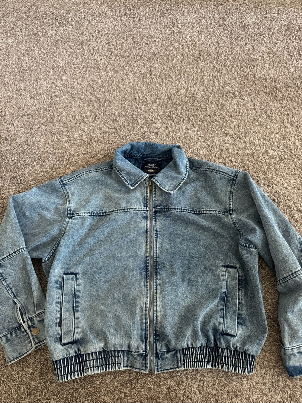 Ashley By 26 International Light Blue Denim Jean Jacket